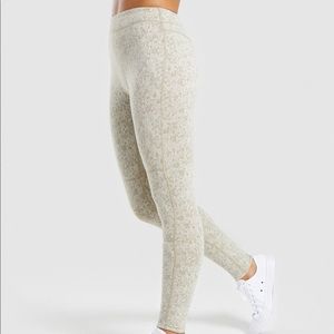 Gymshark fleur texture leggings size small